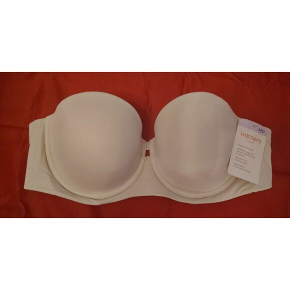 NWT Warners Cloud 9 Super Soft Convertible Strapless Bra Size 34D Style# RG1051A - Picture 2 of 6
